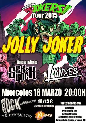 Lee más sobre el artículo Este miércoles Jolly Joker presentan en exclusiva su nuevo álbum en Madrid