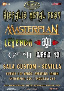 Lee más sobre el artículo Primera edición Hispalis Metal Fest con Masterplan en Sevilla