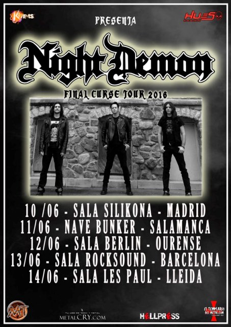 Night Demon Spanish Tour