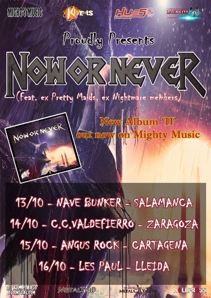 Now or Never Spanish Tour