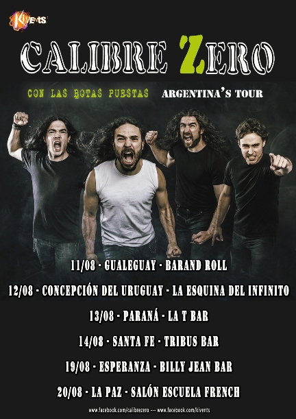 Lee más sobre el artículo Calibre Zero: comienza su gira por Argentina y nuevas fechas en España