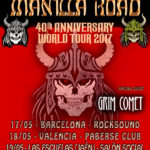 Manilla Road - 40 Anniversary World Tour