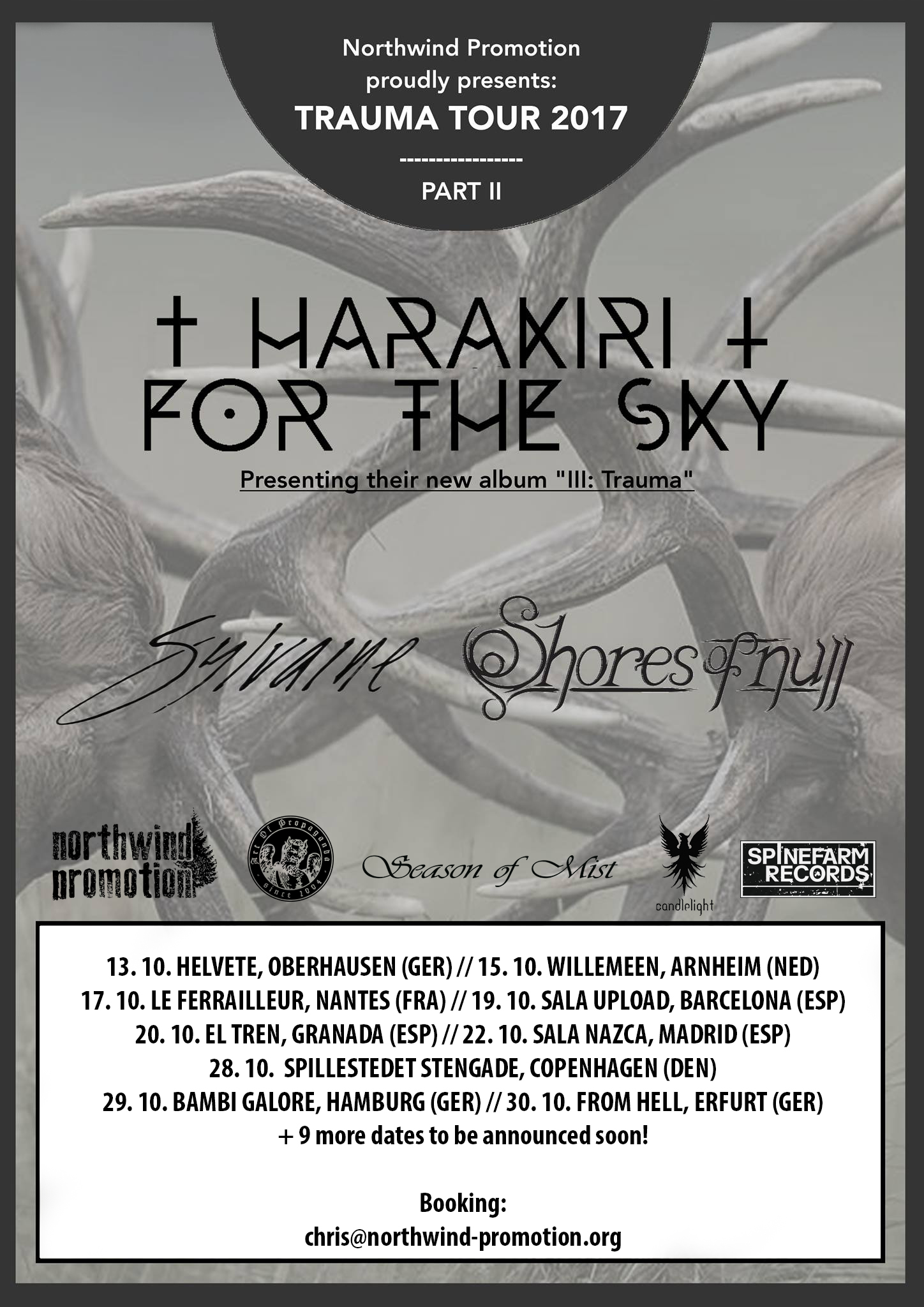 Harakiri For The Sky Trauma Tour 2017 – Part II