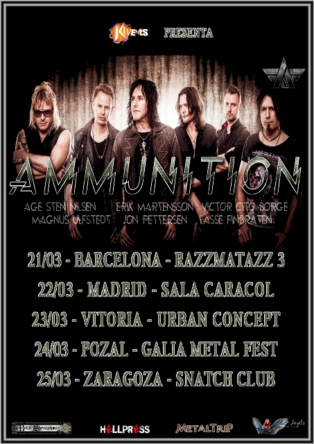 Lee más sobre el artículo Ammunition nueva fecha de la gira y bandas invitadas