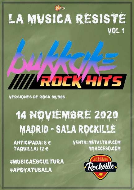 Bukkake Rock Hits en Sala Rockville (Madrid)