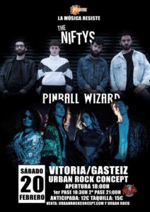 The Niftys & Pinball Wizard en Vitoria