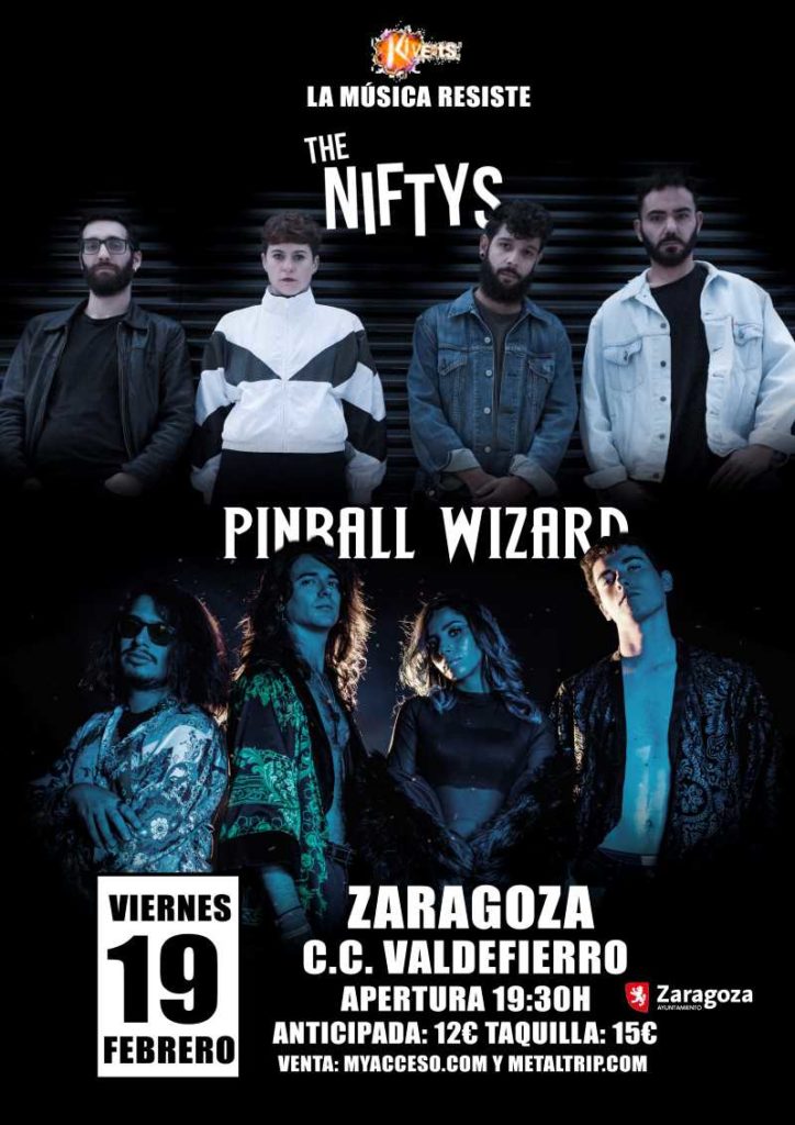 The Niftys & Pinball Wizard en Zaragoza