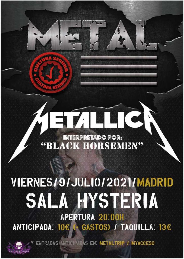 Black Horsemen en Hysteria (Madrid)