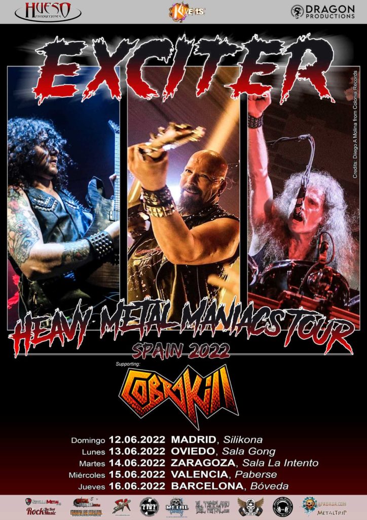Exciter - "Heavy Metal Maniacs Tour"