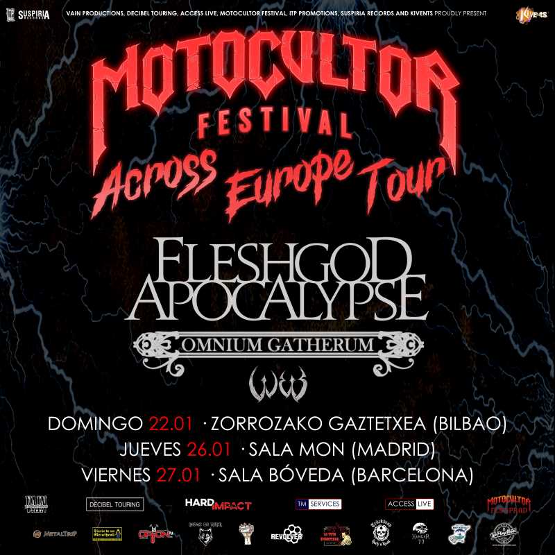 Fleshgod Apocalypse - "Motocultor Accross Europe tour 2023 Spain"