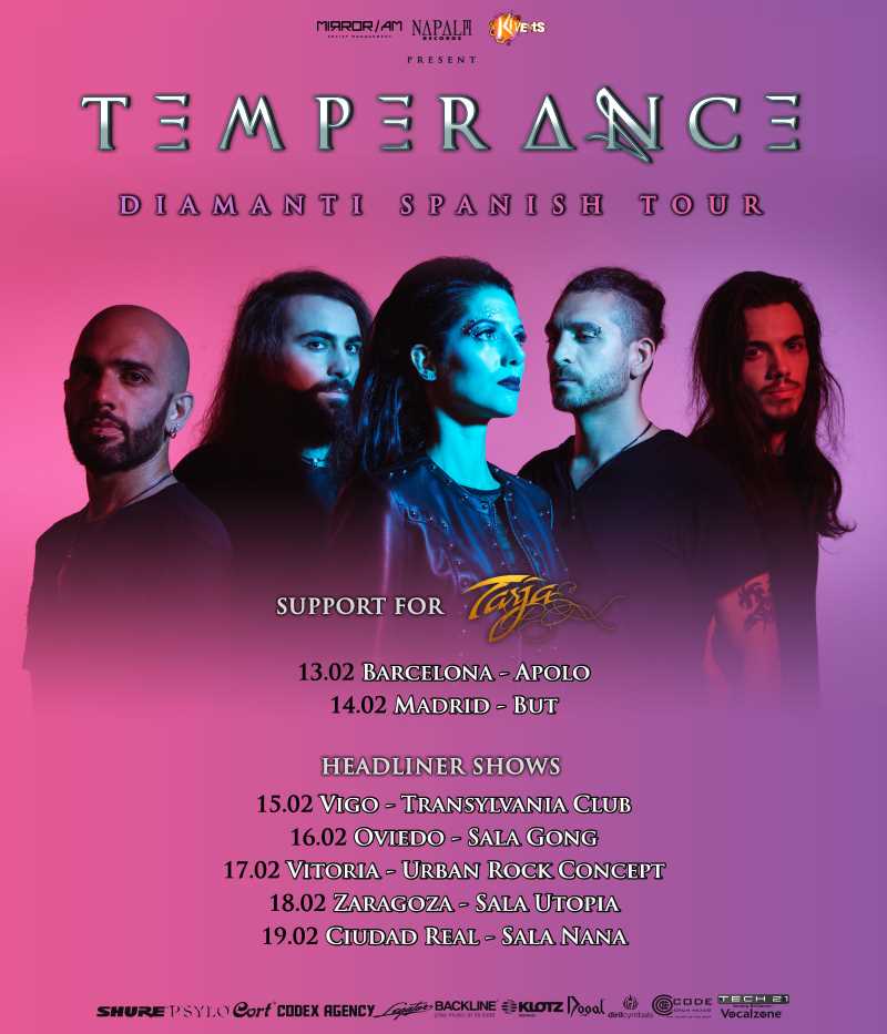 Temperance - "Diamanti Spanish Tour 2023"