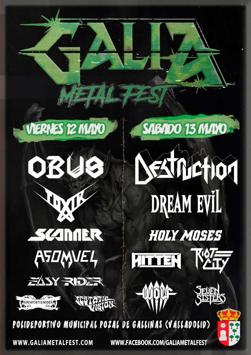 Lee más sobre el artículo Galia Metal Fest 2023, confirmados los horarios de los conciertos