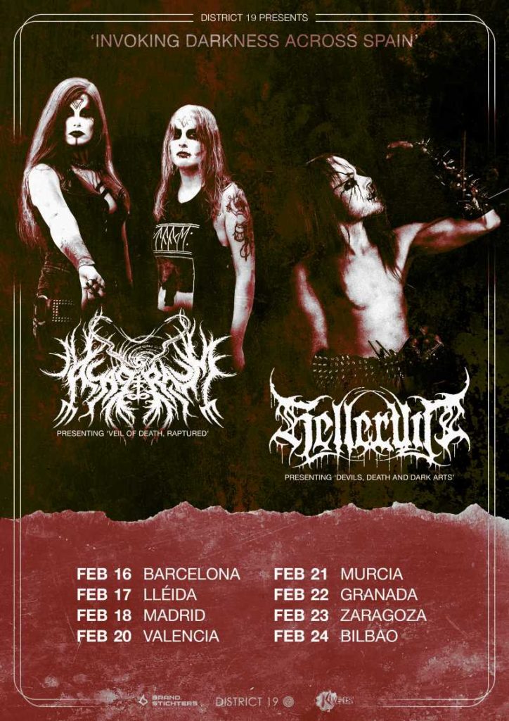 Asagraum & Helleruin - “Invoking Darkness Across Spain Tour”